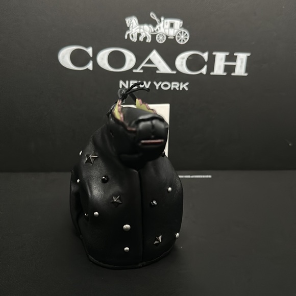 NWT Coach X NASA Rexy Studded Coin purse Bag Charm Space Star Rivet Zipper FOB - Picture 4 of 9